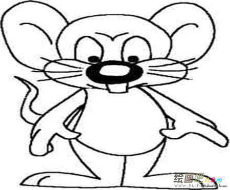 小老鼠简笔画：捉老鼠